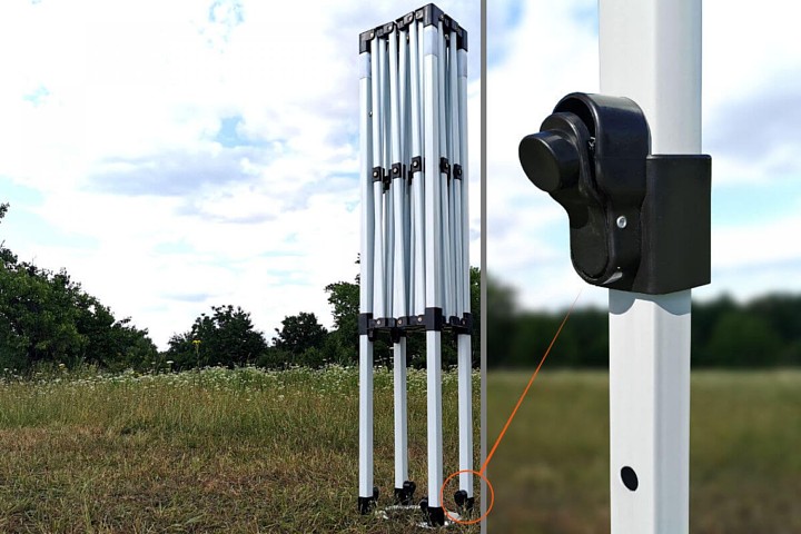 Fällbart tält för tryck 2X3