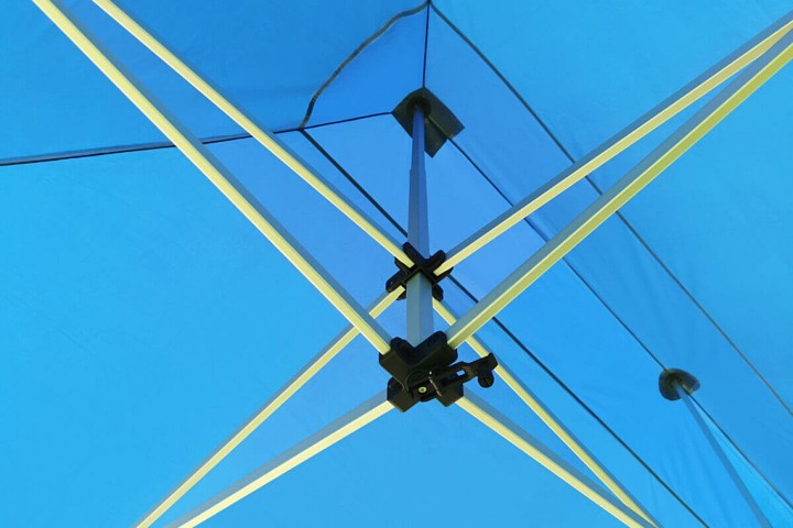 2mx3m Vikbart lusthus för reklamtryck