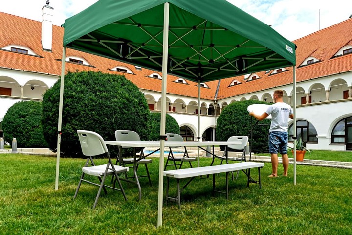 Expresstält för tryck 2x2m