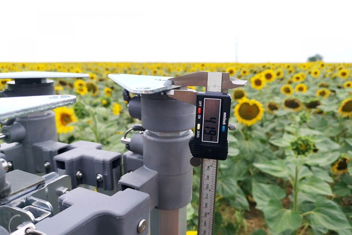 Fällbart lusthus för reklamtryck 4,5m*3m