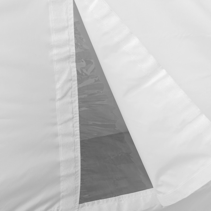 2m vägg med dörr och fönster