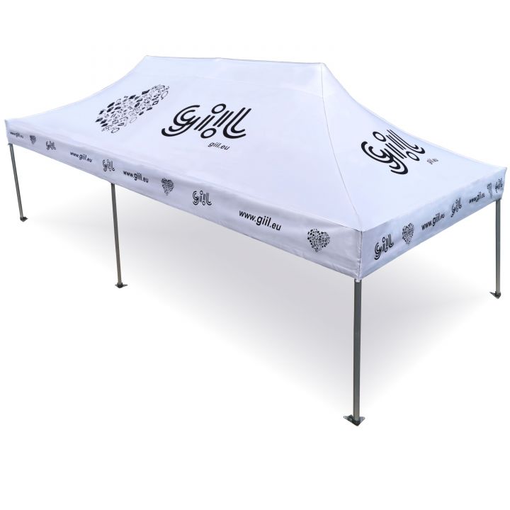 Stabilt hopfällbart tält för festivaler