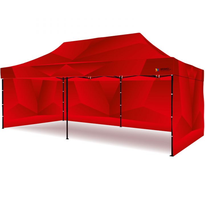Stabilt hopfällbart tält med vindskydd