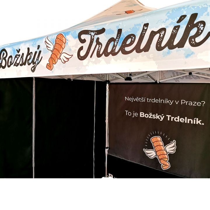 Bärbart hopfällbart tält